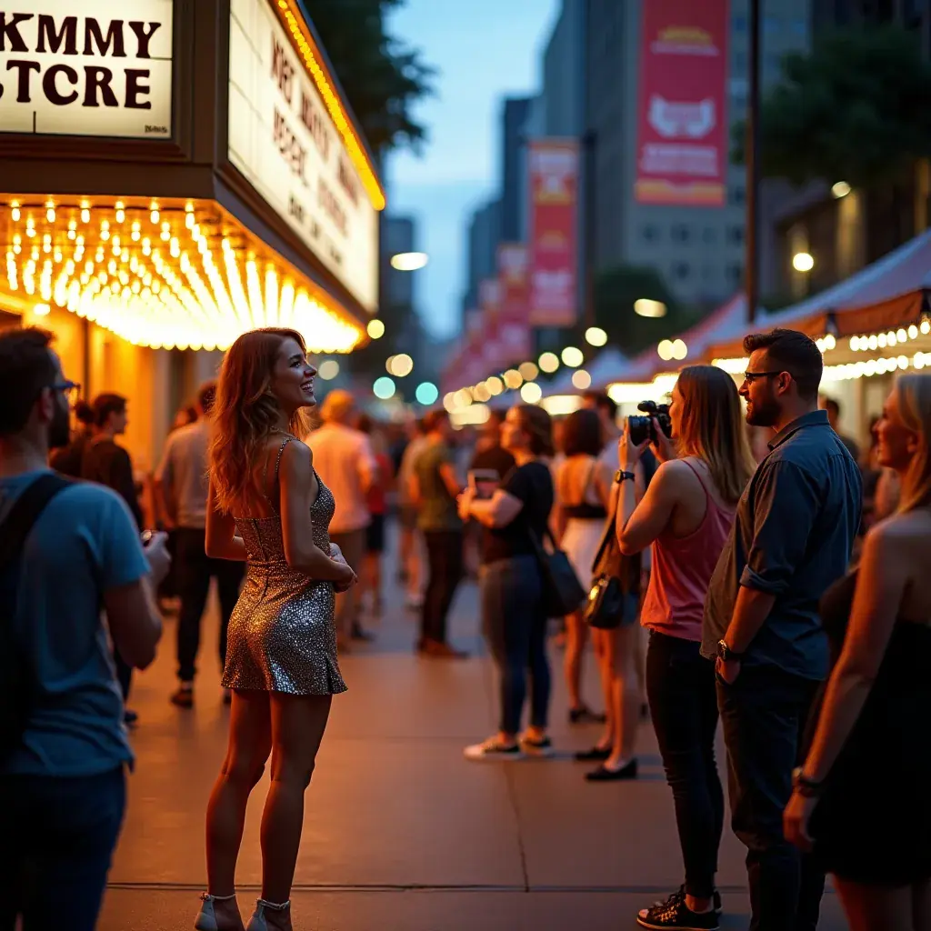 Семьи наслаждаются обедом на свежем воздухе в парке