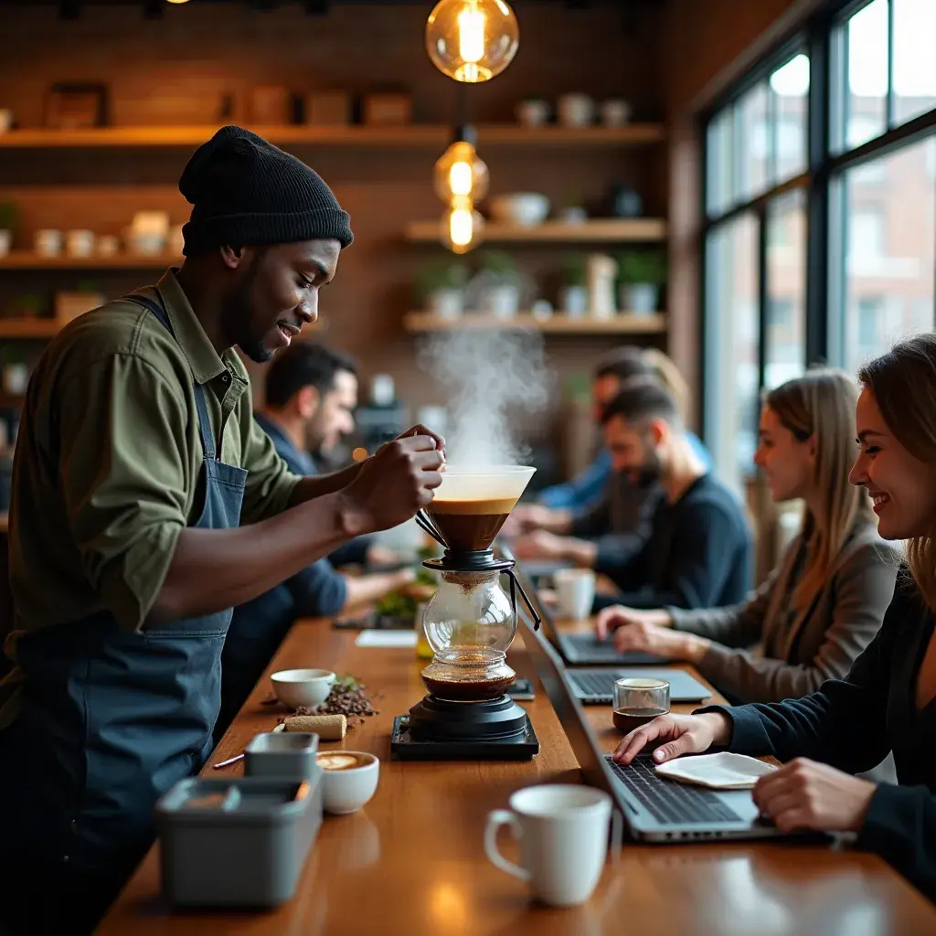 Люди прогуливаются по историческим улицам Сиэтла